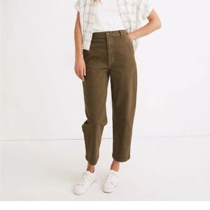 Madewell green ballon pant